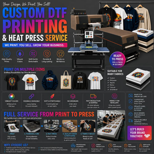Order  :  DTF Heat Press Services